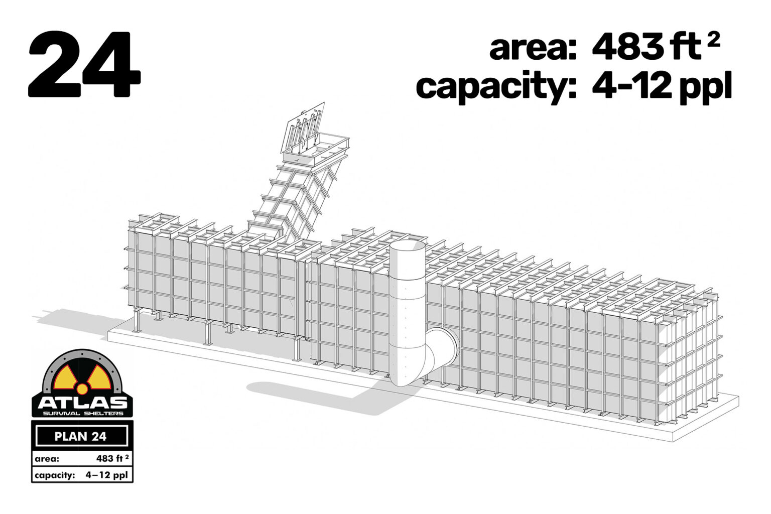 Atlas Plan 24 - Atlas Survival Shelters