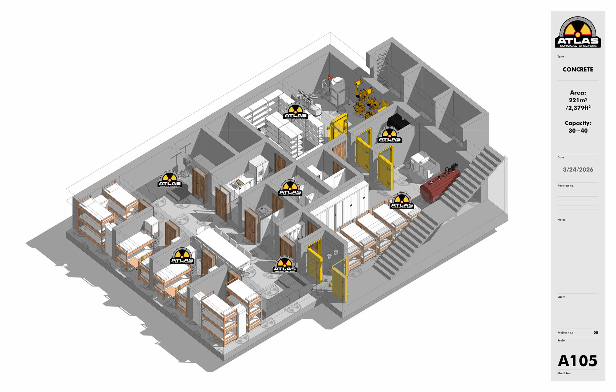 Atlas Plan Concrete 01 - Atlas Survival Shelters